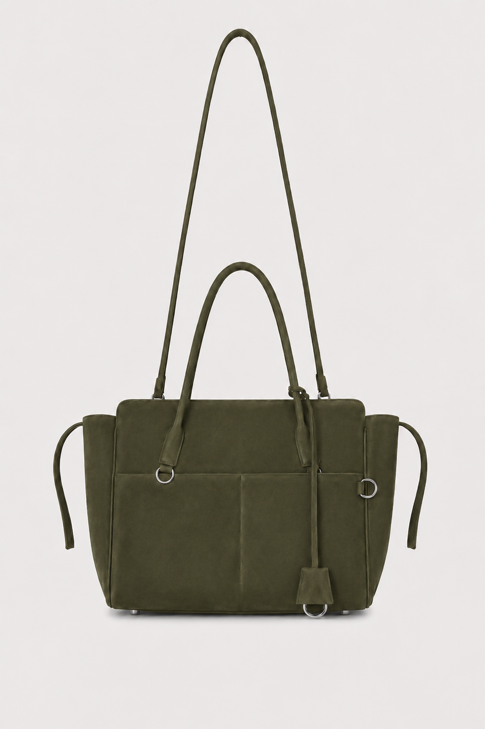 La Via Emilia Bag_Suede_Olive