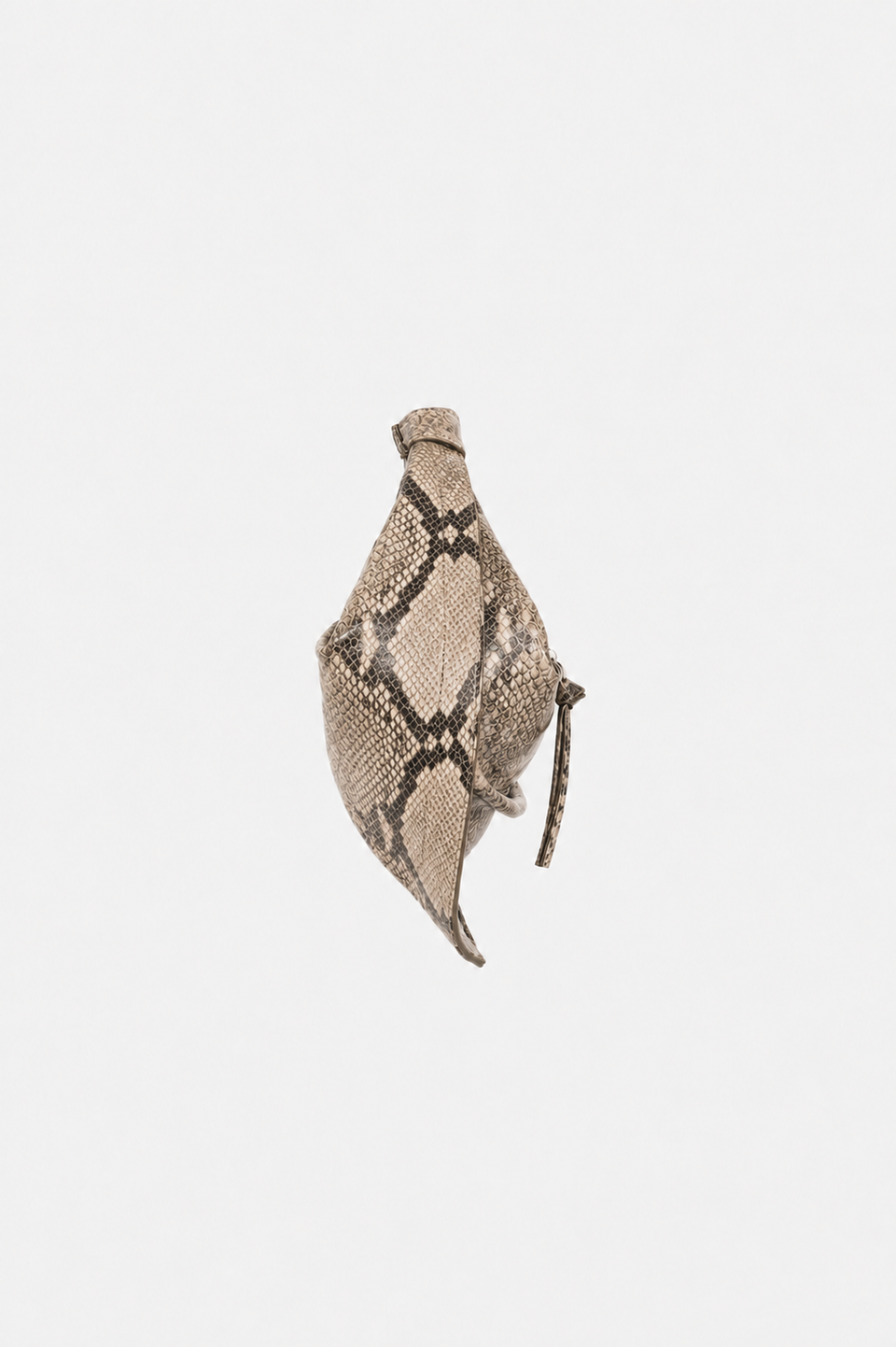 Midi Tortellino Bag-Stone Python