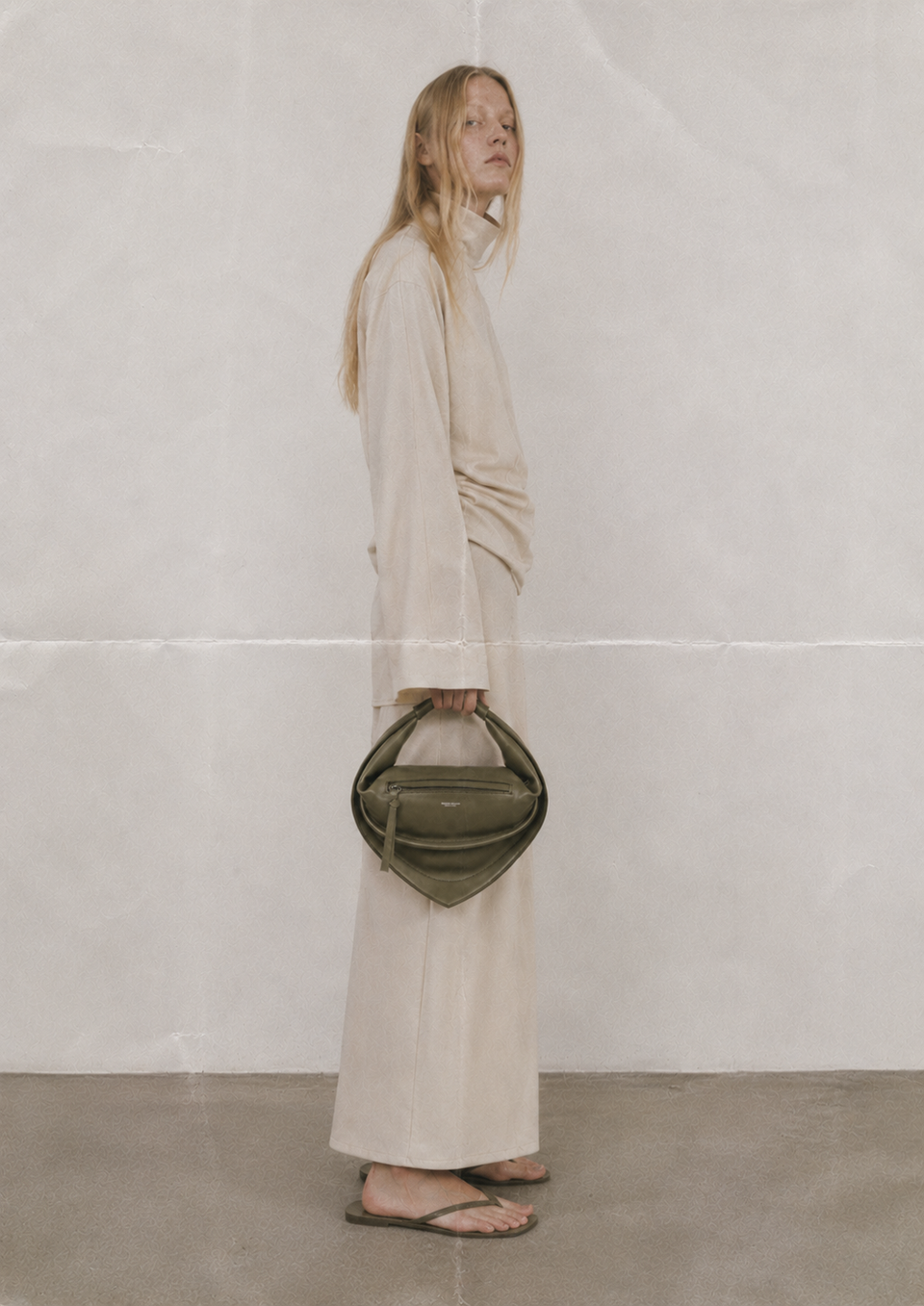 Midi Tortellino Bag-Olive