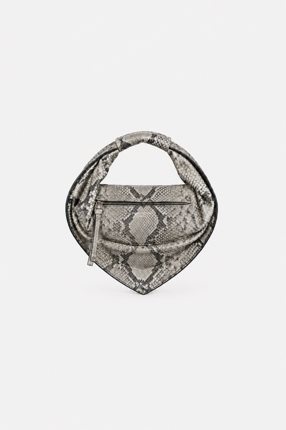 Midi Tortellino Bag-Sage Python